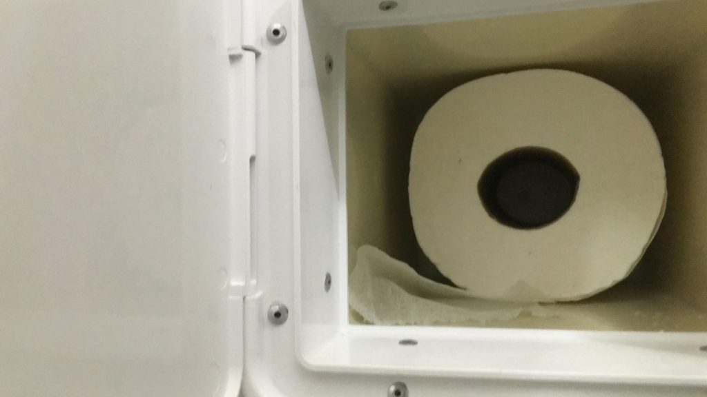 casita travel trailer toilet paper holder