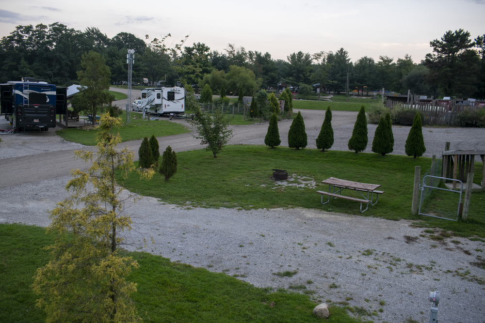 View of KOA campground