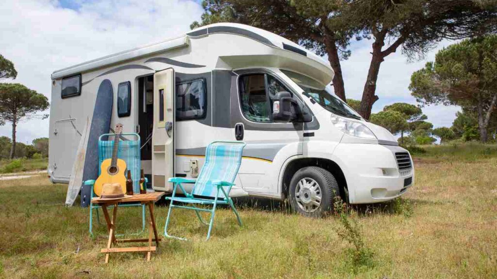 RV at a campground