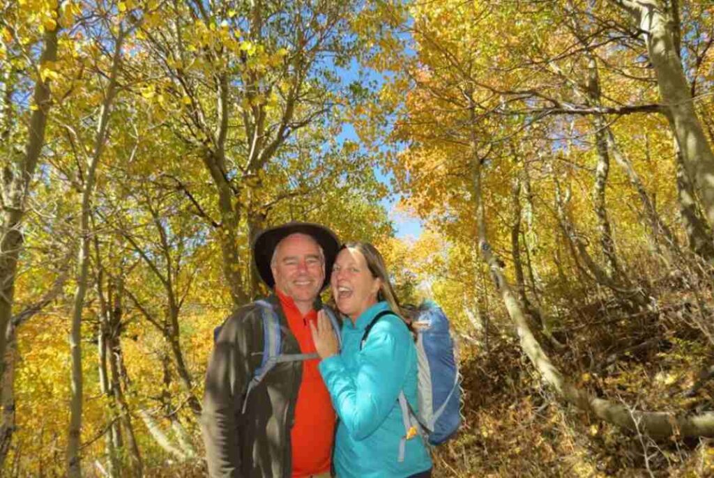 Crystyn and Doug on an annual fall colors trip.