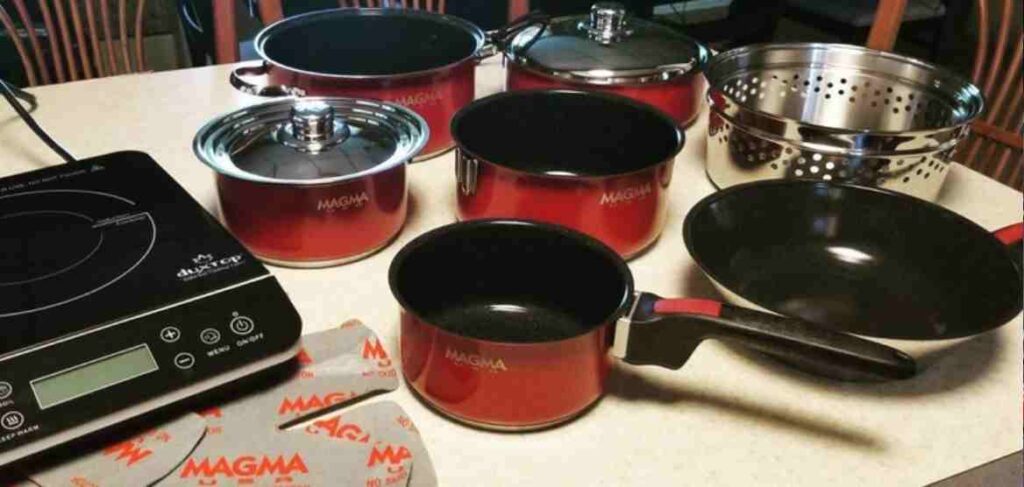 Magma cookware for induction stove