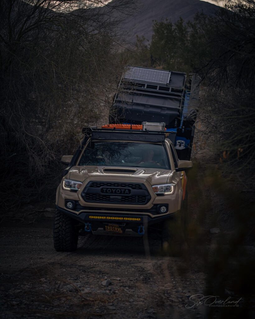 Patriot Campers X-3 and toyota tacoma